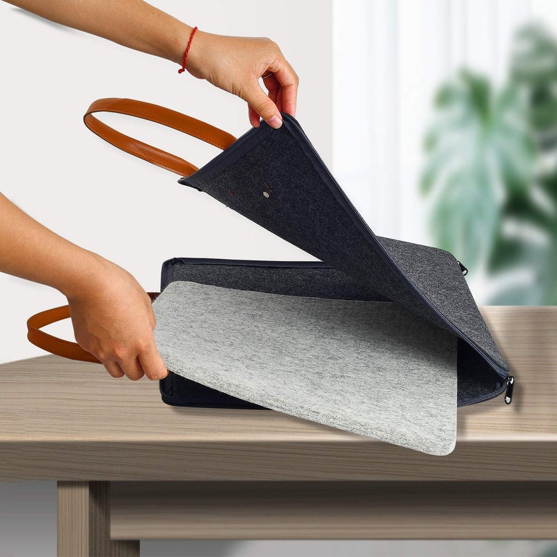 Rdutuok 17â€œx13.5â€ Wool Pressing Mat for Quilting with Carrying Case and Silicone Iron Rest pad,100% New Zealand Wool Felted Ironing Pad or Quilting Wooly Felted Iron Board for Retains Heat - Image 5